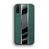 Zebana Huawei P30 Lite ile Uyumlu Kılıf Zebana Premium Deri Kılıf Yeşil
