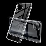 Zebana Huawei P40 Lite ile Uyumlu Kılıf Zebana Şeffaf Soft Silikon Kılıf Şeffaf