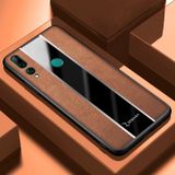 Zebana Huawei Y9 Prime 2019 Kahverengi Premium Deri Cep Telefonu Kılıfı