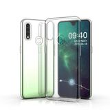 Zebana Oppo A31 ile Uyumlu Kılıf Zebana Şeffaf Soft Silikon Kılıf Şeffaf