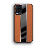 Zebana Oppo A54 ile Uyumlu Kılıf Zebana Premium Deri Kılıf Kahverengi