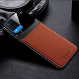 Zebana Oppo A54 Kahverengi Lens Deri Kılıf