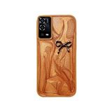 Zebana Oppo A55 ile Uyumlu Kılıf Zebana Fionka Silikon Kılıf Kahverengi