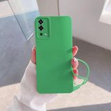 Zebana Oppo A55 ile Uyumlu Kılıf Zebana Love Yumuşak Silikon Kılıf Açık Yeşil