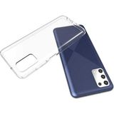 Zebana Samsung Galaxy A03S Uyumlu Kılıf Şeffaf Soft Silikon Kılıf Şeffaf