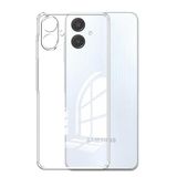 Zebana Samsung Galaxy A04e ile Uyumlu Kılıf Zebana Şeffaf Soft Silikon Kılıf Şeffaf