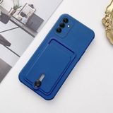 Zebana Samsung Galaxy A05S ile Uyumlu Kılıf Zebana Kartlıklı Sweet Yumuşak Silikon Kılıf Mavi