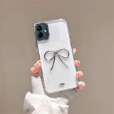 Zebana Samsung Galaxy A06 ile Uyumlu Kılıf Zebana Bow Silikon Kılıf Şeffaf