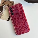 Zebana Samsung Galaxy A06 ile Uyumlu Kılıf Zebana Luxe Leopard Silikon Kılıf Pembe