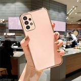 Zebana Samsung Galaxy A13 ile Uyumlu Kılıf Zebana Golden Silikon Kılıf Rose Gold