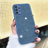Zebana Samsung Galaxy A13 ile Uyumlu Kılıf Zebana Işıltım Silikon Kılıf (Kamera Lens Korumalı) Açık Mavi