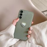 Zebana Samsung Galaxy A14 ile Uyumlu Kılıf Zebana Velvix Silikon Kılıf Yeşil