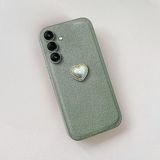 Zebana Samsung Galaxy A15 ile Uyumlu Kılıf Zebana Velvix Silikon Kılıf Yeşil