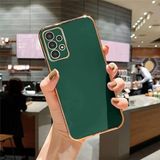 Zebana Samsung Galaxy A23 ile Uyumlu Kılıf Zebana Golden Silikon Kılıf Yeşil