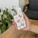 Zebana Samsung Galaxy A24 ile Uyumlu Kılıf Zebana Floral Silikon Kılıf Rose Gold