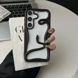 Zebana Samsung Galaxy A26 ile Uyumlu Kılıf Zebana 3D Snake Silikon Kılıf Siyah