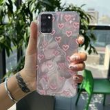Zebana Samsung Galaxy A31 ile Uyumlu Kılıf Zebana Pink Heart Silikon Kılıf Pembe
