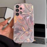 Zebana Samsung Galaxy A32 Uyumlu Kılıf Pink Heart Silikon Kılıf Pembe