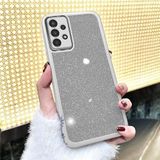 Zebana Samsung Galaxy A52 ile Uyumlu Kılıf Zebana Işıltım Silikon Kılıf (Kamera Lens Korumalı) Gri