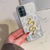Zebana Samsung Galaxy A54 ile Uyumlu Kılıf Zebana Golden Serpent Silikon Kılıf Gri