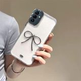 Zebana Samsung Galaxy A55 ile Uyumlu Kılıf Zebana Bow Silikon Kılıf Şeffaf