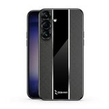 Zebana Samsung Galaxy A56 ile Uyumlu Kılıf Zebana Premium Deri Kılıf Siyah