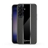 Zebana Samsung Galaxy A57 ile Uyumlu Kılıf Zebana Premium Deri Kılıf Siyah