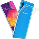 Zebana Samsung Galaxy A70 Uyumlu Kılıf Zebana Şeffaf Soft Silikon Kılıf Şeffaf