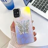 Zebana Samsung Galaxy A71 ile Uyumlu Kılıf Zebana Standlı Kelebek Silikon Kılıf Desen 1