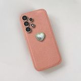 Zebana Samsung Galaxy A72 ile Uyumlu Kılıf Zebana Velvix Silikon Kılıf Rose Gold