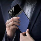 Zebana Samsung Galaxy Note 20 Ultra 5G ile Uyumlu Kılıf Zebana Lens Deri Kılıf Lacivert