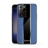 Zebana Samsung Galaxy Note 20 Ultra 5G ile Uyumlu Kılıf Zebana Premium Deri Kılıf Mavi