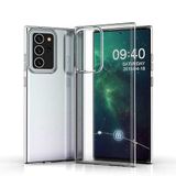 Zebana Samsung Galaxy Note 20 Ultra 5G ile Uyumlu Kılıf Zebana Şeffaf Soft Silikon Kılıf Şeffaf