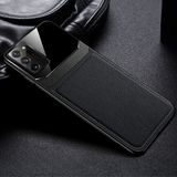 Zebana Samsung Galaxy Note 20 Ultra 5G Siyah Lens Deri Kılıf