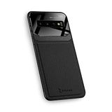 Zebana Samsung Galaxy S10 Plus ile Uyumlu Kılıf Zebana Lens Deri Kılıf Siyah
