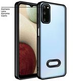 Zebana Samsung Galaxy S20 FE ile Uyumlu Kılıf Zebana Glint Silikon Kılıf Siyah