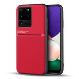 Zebana Samsung Galaxy S20 Ultra ile Uyumlu Kılıf Zebana Design Silikon Kılıf Kırmızı