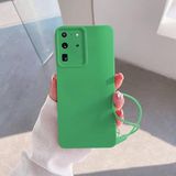 Zebana Samsung Galaxy S20 Ultra ile Uyumlu Kılıf Zebana Love Yumuşak Silikon Kılıf Açık Yeşil