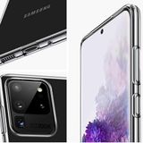 Zebana Samsung Galaxy S20 Ultra ile Uyumlu Kılıf Zebana Şeffaf Soft Silikon Kılıf Şeffaf