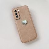 Zebana Samsung Galaxy S21 FE 5G ile Uyumlu Kılıf Zebana Velvix Silikon Kılıf Açık Kahverengi