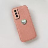 Zebana Samsung Galaxy S21 FE 5G ile Uyumlu Kılıf Zebana Velvix Silikon Kılıf Rose Gold