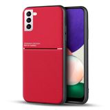 Zebana Samsung Galaxy S21 Plus ile Uyumlu Kılıf Zebana Design Silikon Kılıf Kırmızı