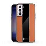 Zebana Samsung Galaxy S21 Plus ile Uyumlu Kılıf Zebana Premium Deri Kılıf Kahverengi