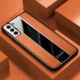 Zebana Samsung Galaxy S21 Plus Kılıf Zebana Premium Deri Kılıf Kahverengi