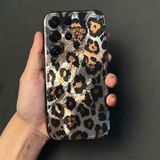 Zebana Samsung Galaxy S22 Ultra ile Uyumlu Kılıf Zebana Luxe Leopard Silikon Kılıf Siyah