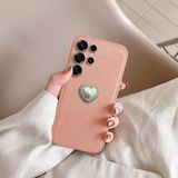 Zebana Samsung Galaxy S22 Ultra ile Uyumlu Kılıf Zebana Velvix Silikon Kılıf Rose Gold