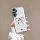 Zebana Samsung Galaxy S23 FE ile Uyumlu Kılıf Zebana Bow Silikon Kılıf Şeffaf