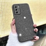 Zebana Samsung Galaxy S23 FE ile Uyumlu Kılıf Zebana Işıltım Silikon Kılıf - Kamera Lens Korumalı Siyah