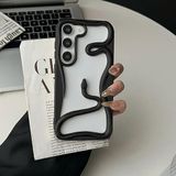 Zebana Samsung Galaxy S23 ile Uyumlu Kılıf Zebana 3D Snake Silikon Kılıf Siyah