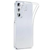 Zebana Samsung Galaxy S24 FE ile Uyumlu Kılıf Zebana Şeffaf Soft Silikon Kılıf Şeffaf